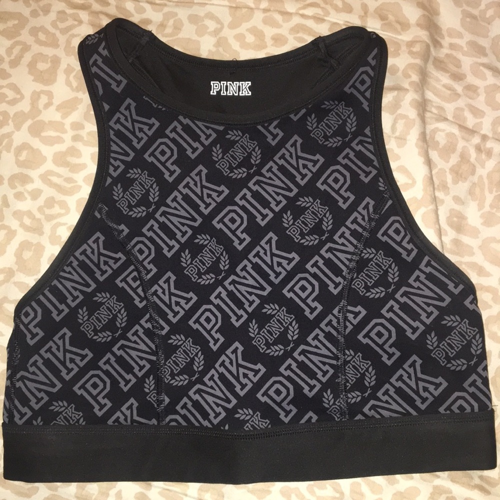 NWOT PINK High-neck sports bra